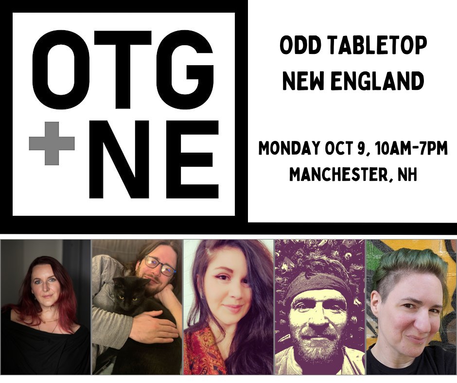 DandyGlenn's tweet photo. Be the first to play the latest from New England's talented tabletop game designers at Odd Tabletop Games New England. https://t.co/GXOwVZVc1D https://t.co/DYzdL0yGaK