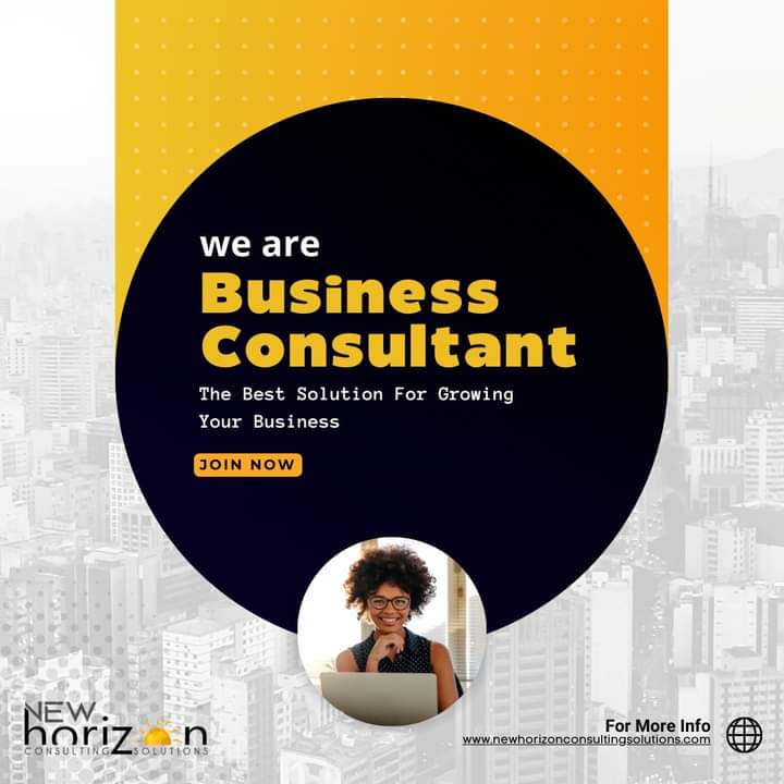 Unlock Your Business's Full Potential with Our Expert Consultancy Services! Contact us today! Our consultants will guide you with a free consultation!

➨ newhorizonconsultingsolutions.com

#BusinessConsultant #BusinessStrategy #ConsultancyServices #SmallBusinessConsulting #Management