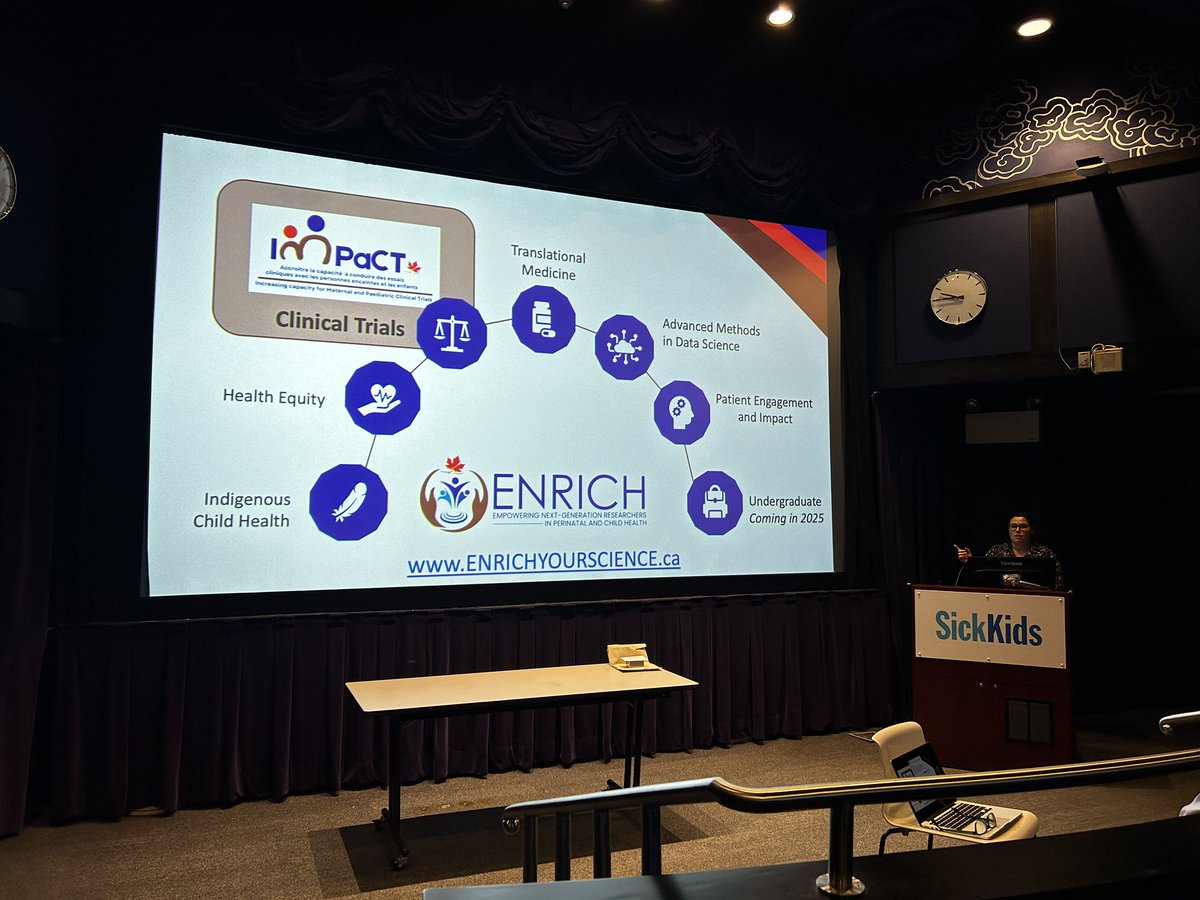 Wonderful job presenting at <a href="/SickKidsNews/">The Hospital for Sick Children (SickKids)</a> Paediatric Grand Rounds today <a href="/PharmaLauren/">Lauren Kelly, PhD</a> 👏🏽👏🏽👏🏽 

You and your team <a href="/IMPaCTrials/">IMPaCT</a> are doing wonderful and innovative  things to train the next generation of clinical trialists 😊