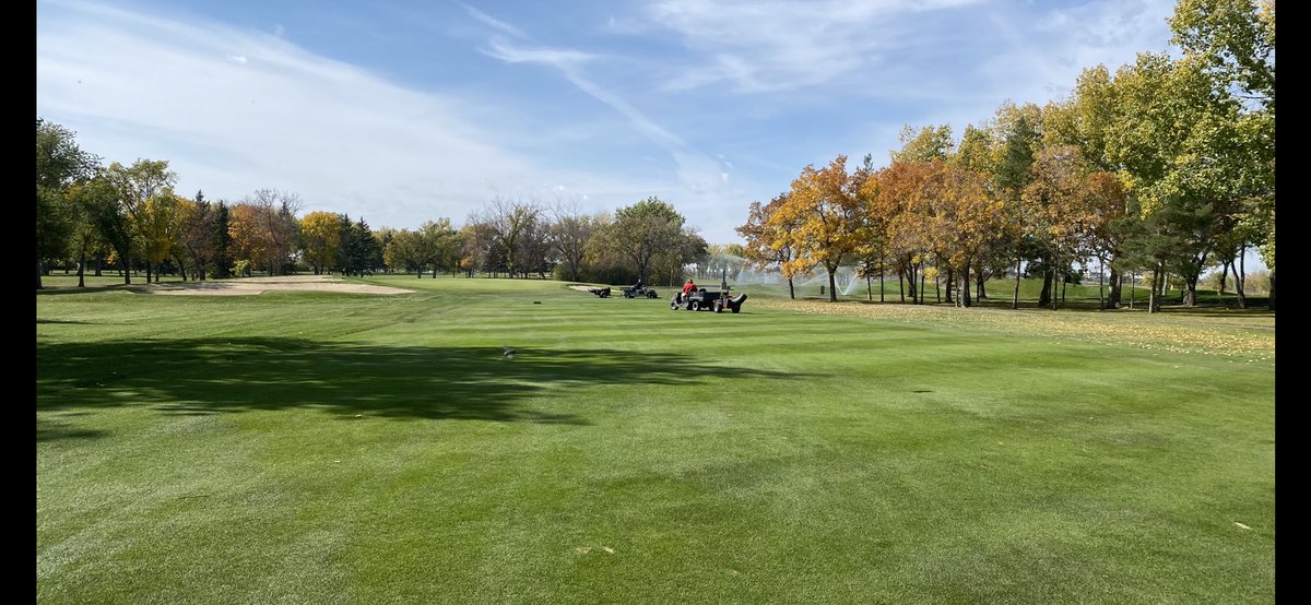 Couldn’t ask for a better day for the final men’s night shotgun of the season.  It’s been a great year.  <a href="/The_Wascana/">Wascana Country Club</a>