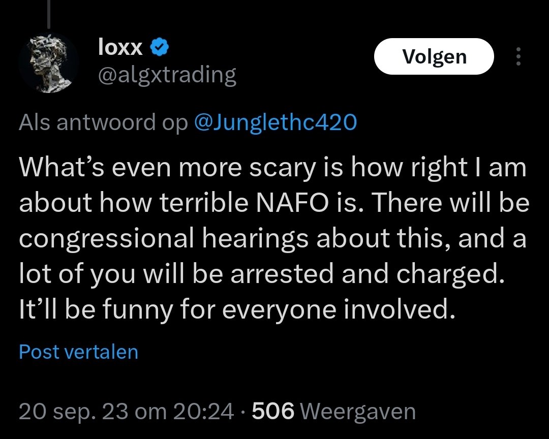 FKA_NLWEFella's tweet photo. #NAFO #NAFOfellas Don't you dare to bonk him with our high-accuracy shitposts! That will lead to congressional hearings! 🤣 

#MAGAcope https://t.co/oePIxQKPnJ