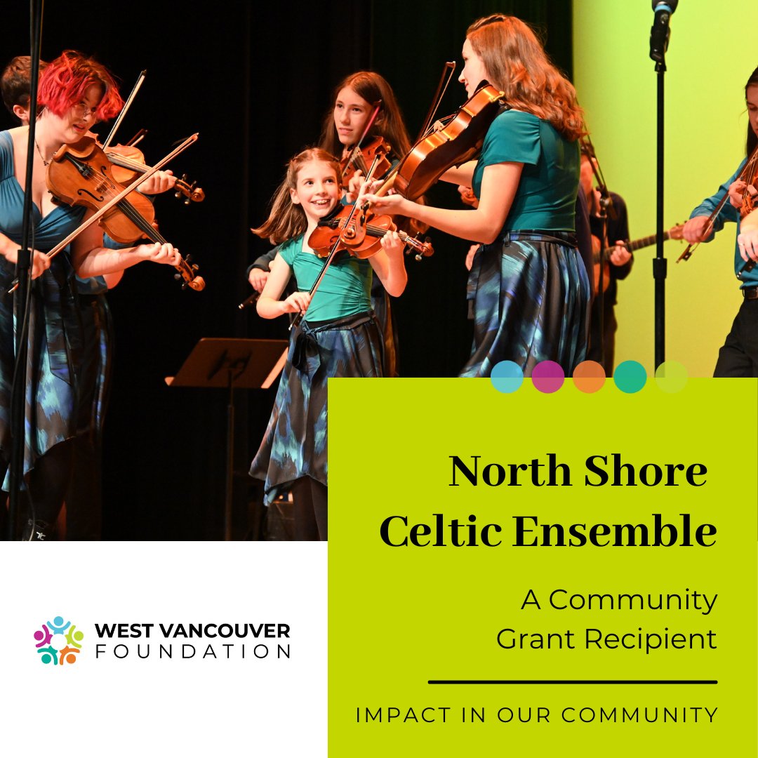 The North Shore Celtic Ensemble (NSCE) is the lower mainland’s largest youth music program specializing in folk and fiddle music.  In 2022 they received a Community Grant  to video their winter concert.

Read more about the group and this project: westvanfoundation.ca/north-shore-ce…