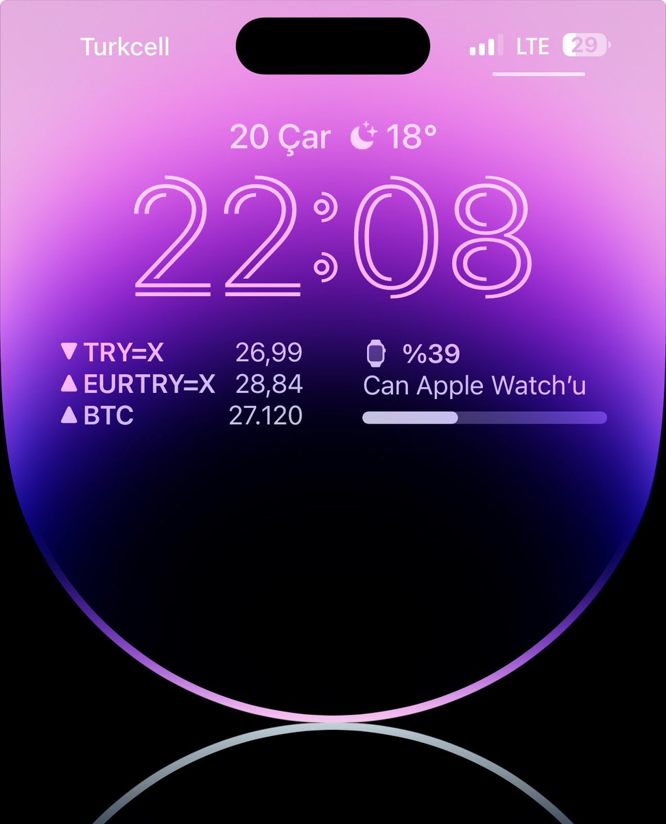 Apple watch iphone’a bağlıyken şu bölümde watch’ın şarjını değil de iphone’un şarjını görmek istiyorum var mı bir çözümü?