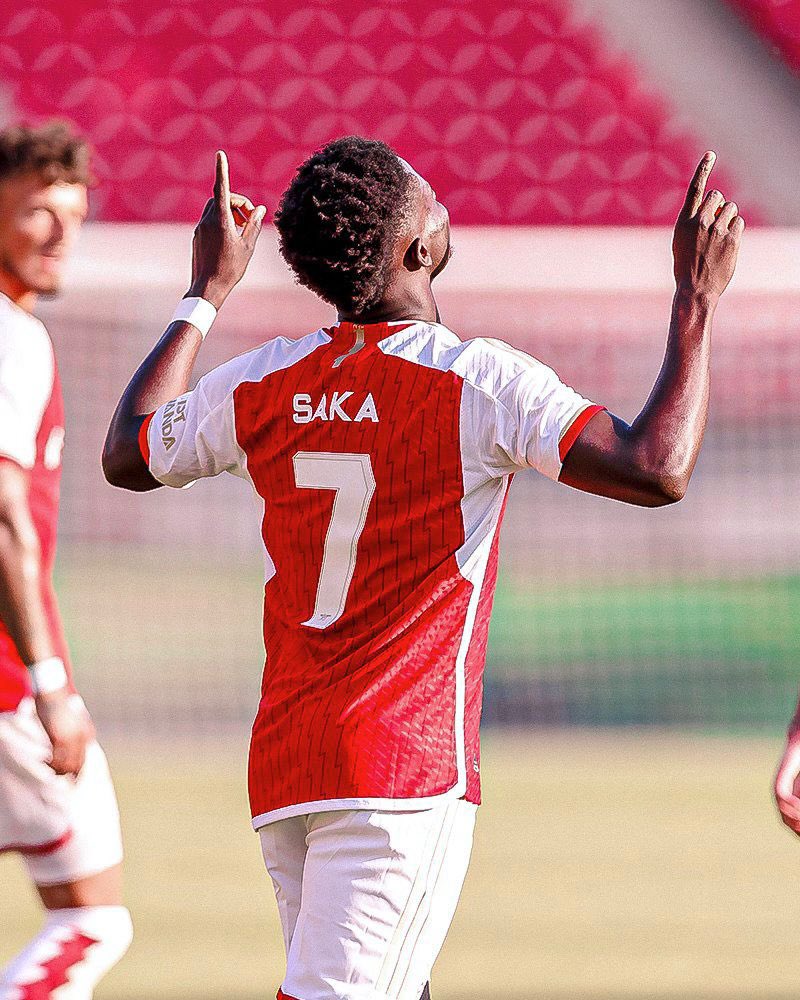 <a href="/Arsenal/">Arsenal</a> Our star boy, Bukayo Saka