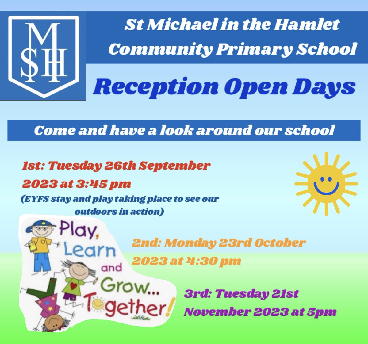 st_michaels_ham's tweet photo. Is your child due to start Reception next September ? Why not come and have a look around SMITH! We can’t wait to meet you! #EYFS #SMITHReception https://t.co/TxGWEF5LQP