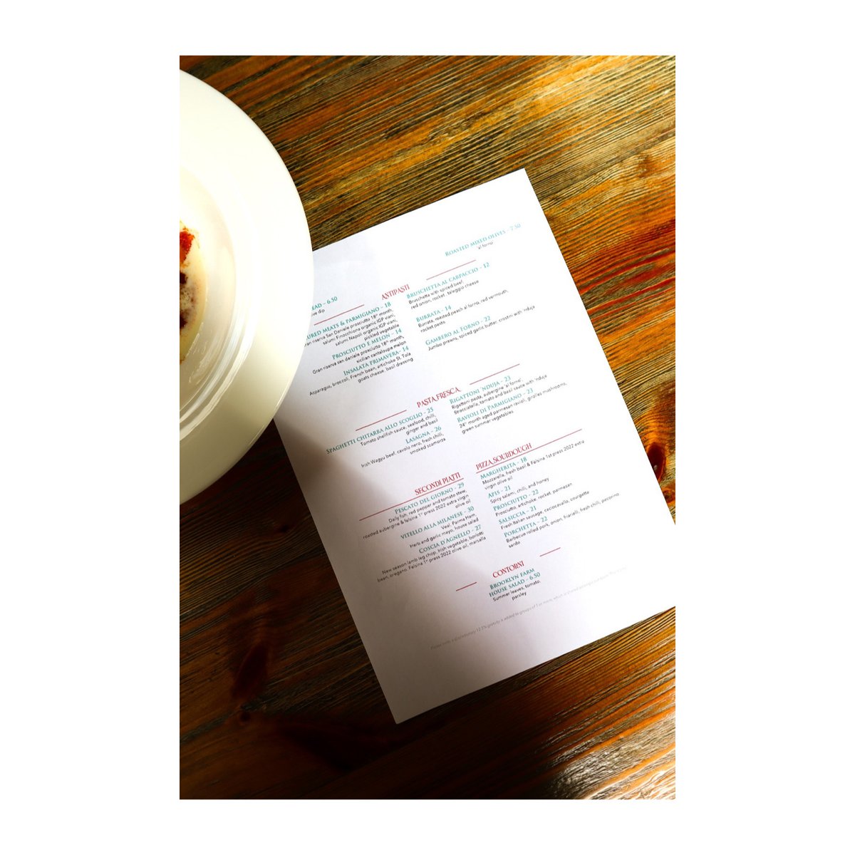 a menu of only the best produce, Irish and Italian, slow grown so you can savour the many layers of flavour ✨

bookings | link in bio 🔗