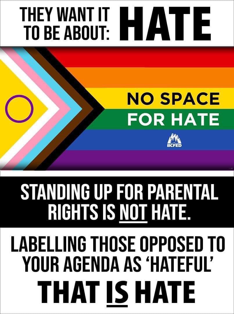 I'm so glade that people are finally standing up against the LGBTQ+ tyranny and indoctrination that is forced,  pushed on ours children without ours consent!  This is just the beginning of a the RESISTANCE against this ideology. #TransRightsAreHumanRights #1MillionMarch4Children