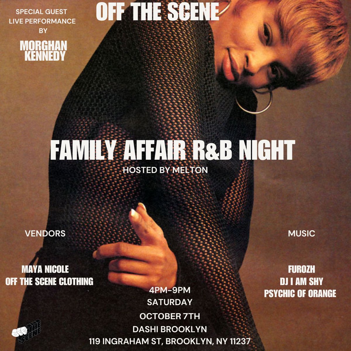 Offthescene_'s tweet photo. October 7th , Saturday at @DashiBrooklyn 

Hosted by @LOWERCASEmelton 

RSVP : https://t.co/dvnZuXvPj2 https://t.co/buKYXN0TKa