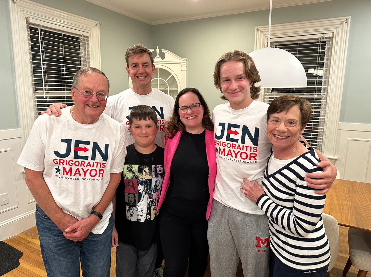 Congratulations to Jen Grigoraitis for topping the ticket in the #Melrose mayor's race yesterday! @jenformelrose has the vision and experience to Move Melrose Forward! #mapoli #massdems