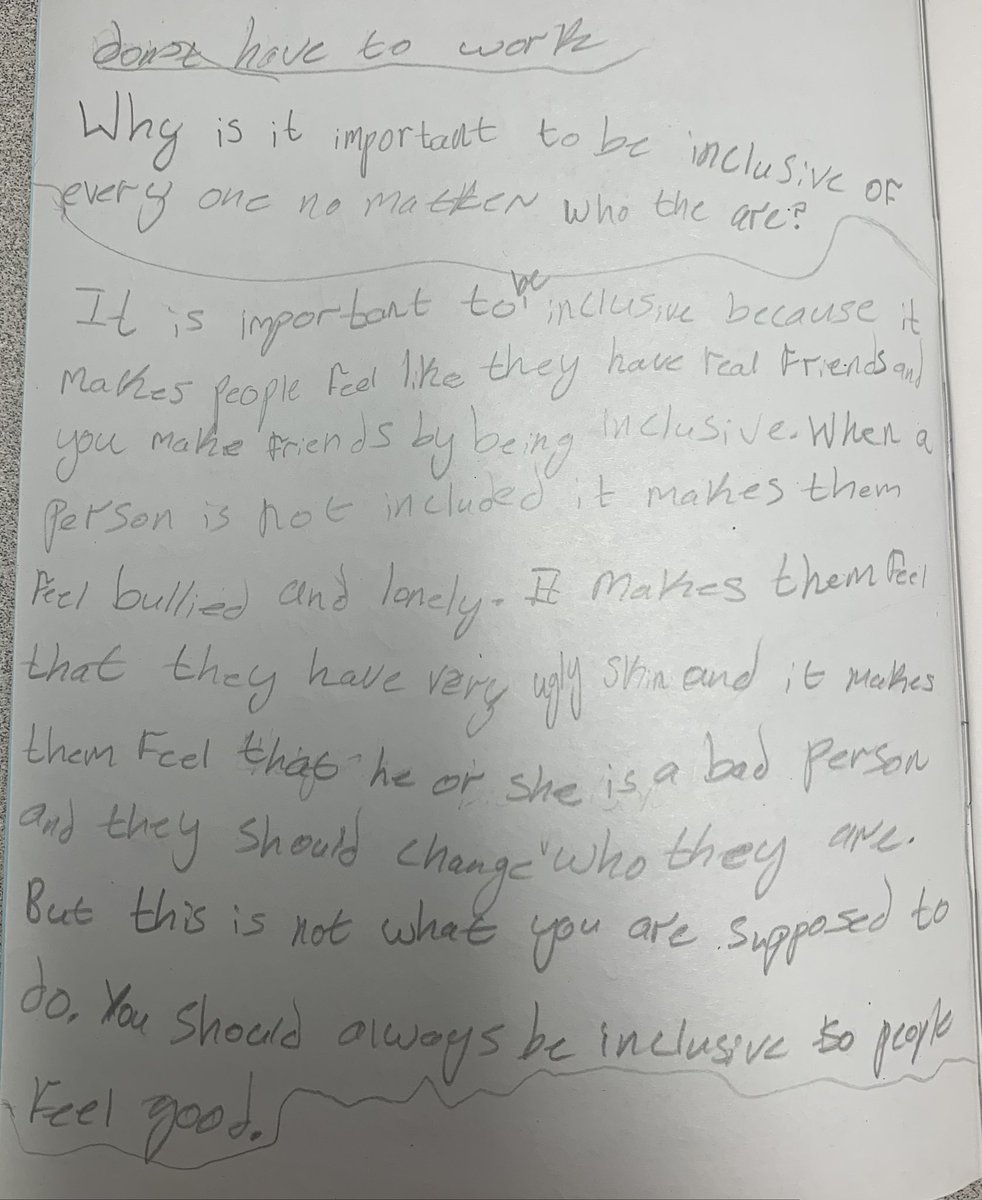Why is it important to be inclusive of everyone, no matter who they are? Some wise words from a few of my grade 6 students today.
Hate has no home here <a href="/DesmondHDSB/">Viola Desmond Public School</a>