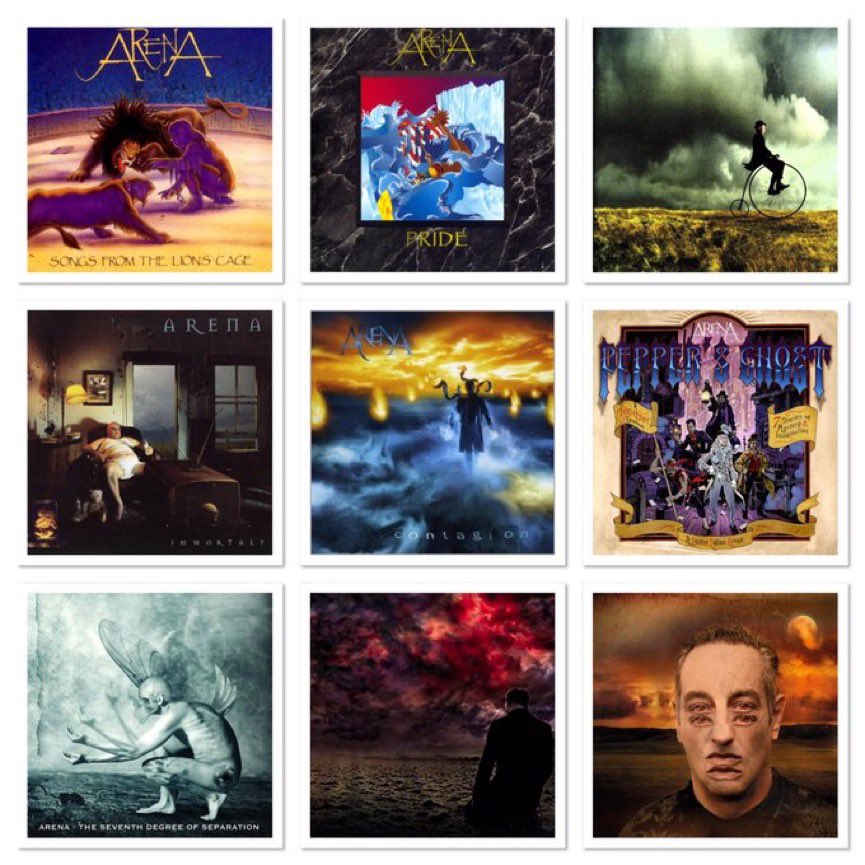 marillion073's tweet photo. Where are the Arena Fans???
A Gigantic band with a Gigantic Discography!!
Any favorite album among all these Gems?
#Arena
#ProgRock
#Summer
#Discographies
#Music https://t.co/50bhREv7dv