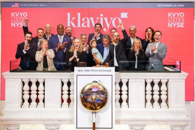 PDegenPortnoy's tweet photo. An amazing moment! Proud to be a Klaviyo today and everyday! https://t.co/UmJwQ7rSnF https://t.co/hCPbmFp1Gt