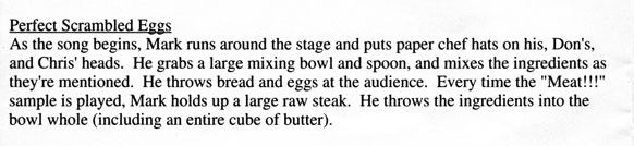 nmeshofficial's tweet photo. i joked about throwing eggs into the audience before my ECON1 performance and the response was a resounding "don't do it! egg allergies!", and here i just learned negativland (allegedly) did just that, per their liner notes.

legends. 🥚 https://t.co/xefMD2bAci