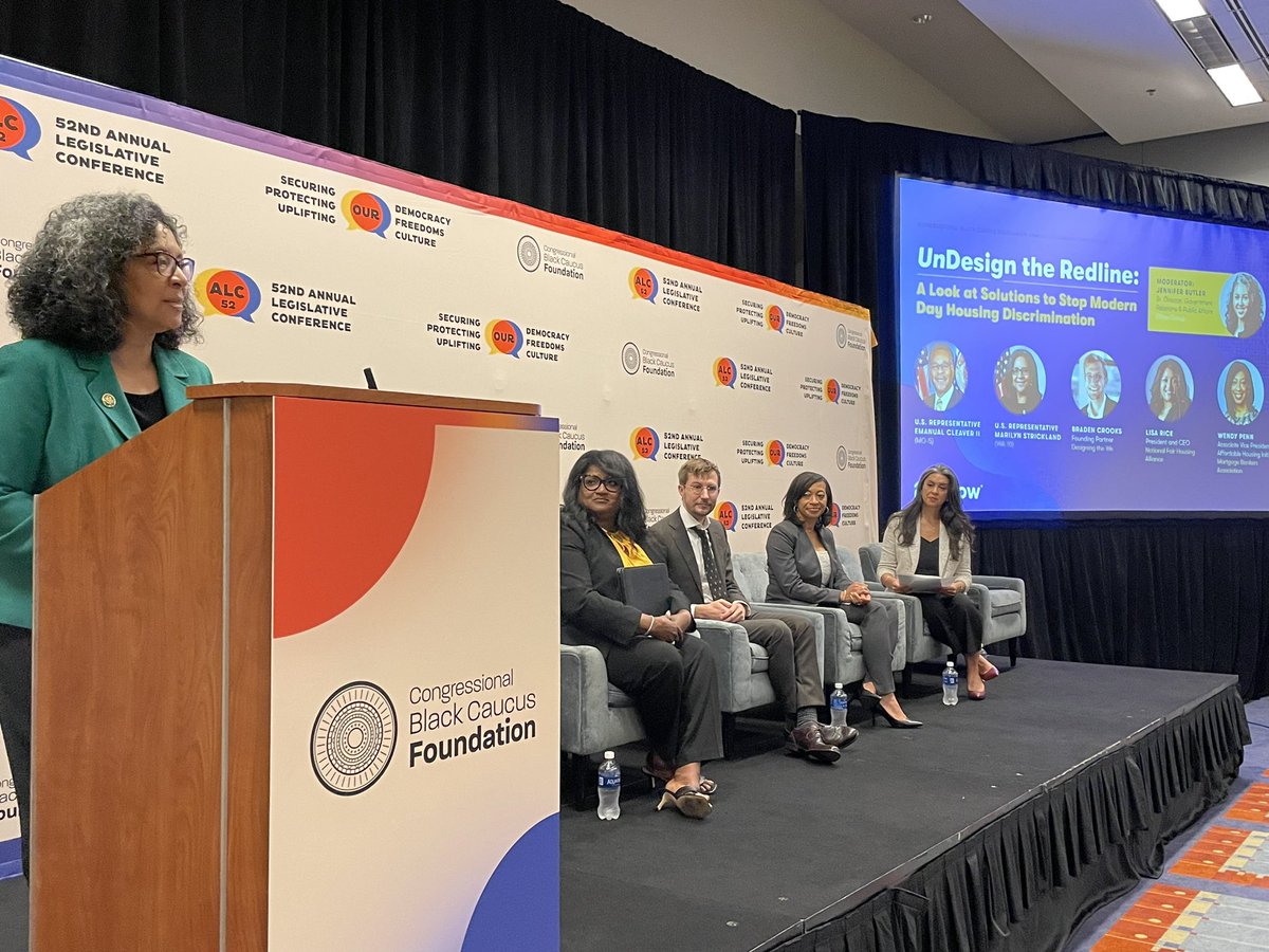 ZillowGroup's tweet photo. Insightful #ALC52 discussion on modern-day redlining, addressing  the ongoing challenges and implications facing communities across the U.S. 

Join us in room 207A

See how Zillow is pushing for a more equitable #housing market: https://t.co/smc2Zy1Yla https://t.co/q3tTSZHViD