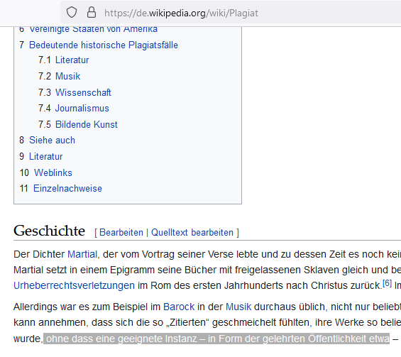 SprachPhilo's tweet photo. "Eine solche Instanz wäre etwa eine gelehrte Öffentlichkeit." Schreibt Isolde #Charim über Plagiatsfragen. Wie cool, dieses #Plagiat aus #Wikipedia hat sie sicher absichtlich im @Falter-Artikel https://t.co/68LVAQKA36 platziert, um mich zu testen. https://t.co/cJWVIHyNjU