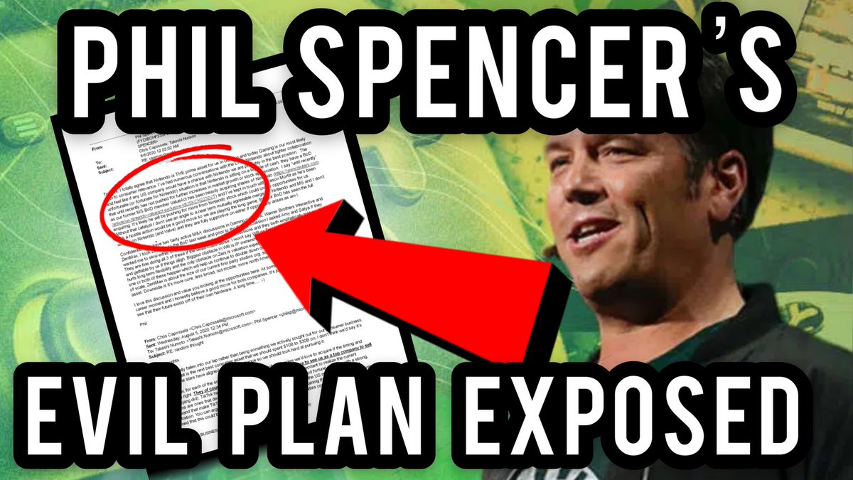 SmashJT's tweet image. Leaked Xbox Docs EXPOSE Microsoft’s EVIL Plan To DESTROY Physical Gaming Forever!
WATCH: youtu.be/-7ZtKwvQ3VQ

#Brooklin #SeriesX #PhilSpencer