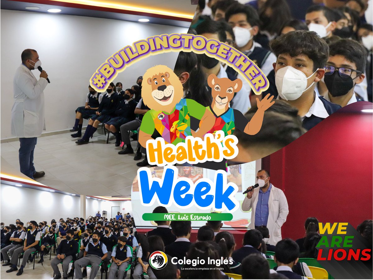 Colingles's tweet photo. A healthy diet helps us keep a good health and prevent diseases. Today our Jr. High School students had the talk “Healthy eating in adolescence” by Dr. Luis Estrado.

#EnglishFamily #WeAreLions #Knotion #ADS #Apple https://t.co/otAWcOC5rx