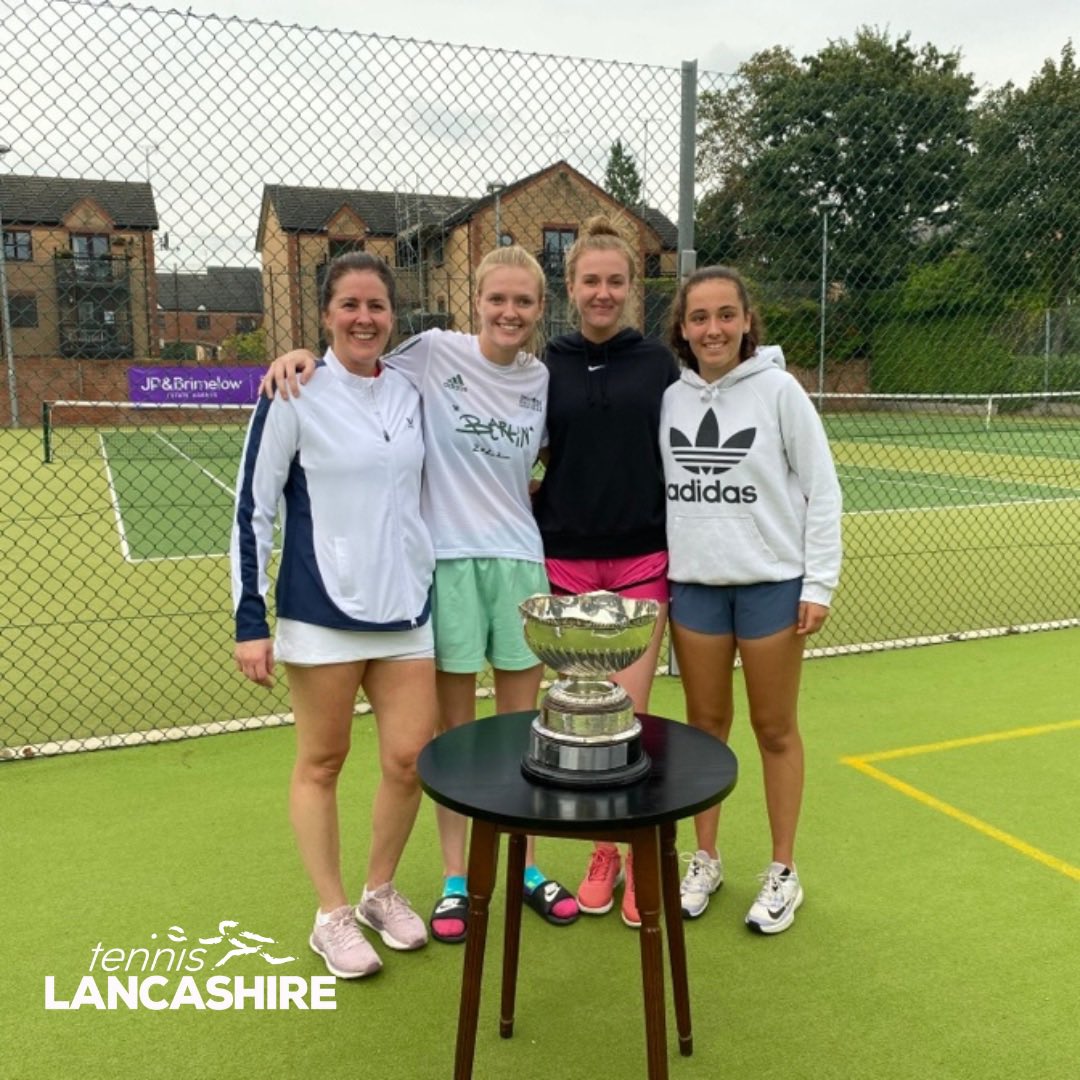TennisLancs's tweet photo. Well done to @Eastwavertree1 winners of the Liebert Trophy and @OrmskirkTC winners of the Bint Trophy #InterClubCompetition 🏆🌹🎾 https://t.co/PIKafd5L8r