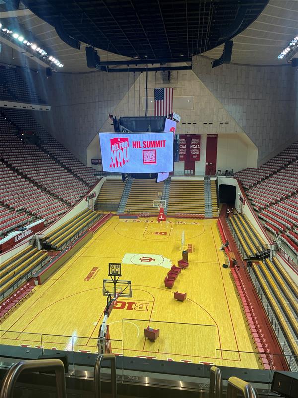 Productive visit to Bloomington where Hoosier athletes attended an NIL Summit and received business education. Kudos to <a href="/IUHoosiers/">Indiana Hoosiers</a> staff for prioritizing athlete development in NIL and beyond!