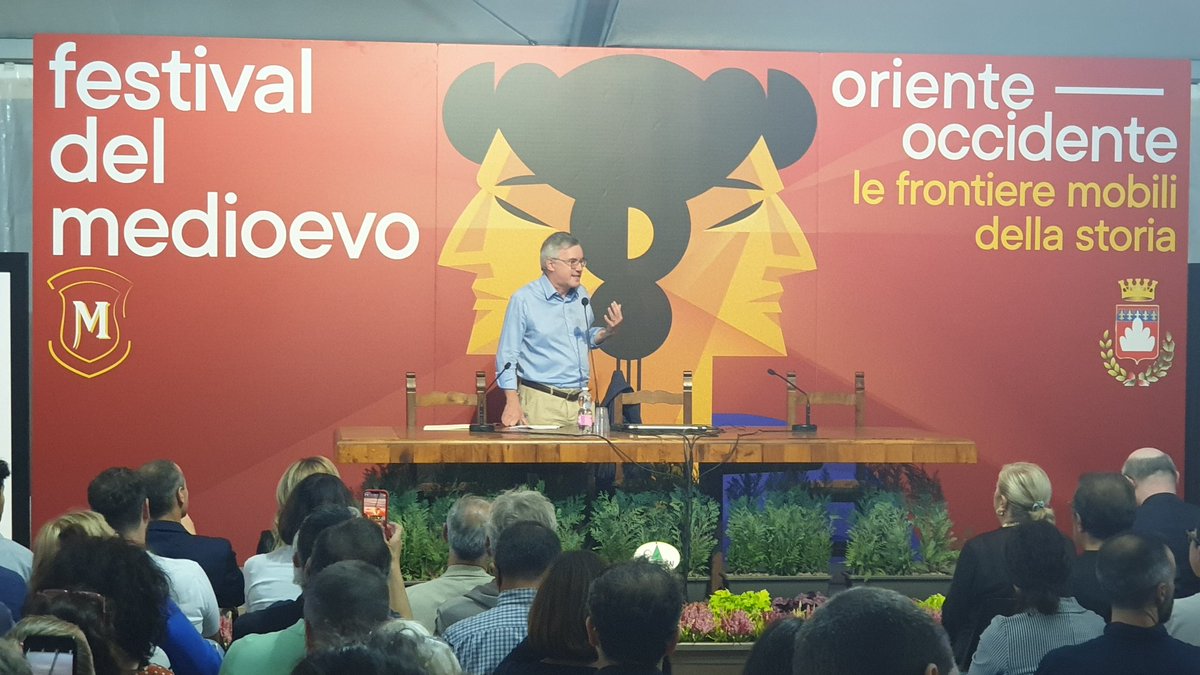 Chiusura della prima giornata del Festival del Medioevo di Gubbio con la lezione di Alessandro Barbero