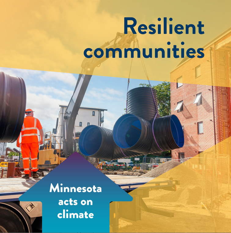 mnhealth's tweet photo. This #ClimateWeek, we’re celebrating 1 year of progress on MN’s Climate Action Framework.
Minnesota has extended $100M to upgrade our infrastructure with climate-smart design. If our communities are prepared for warmer, wetter conditions, Minnesotans will thrive. #ourMNclimate https://t.co/xZTy9EuDTd