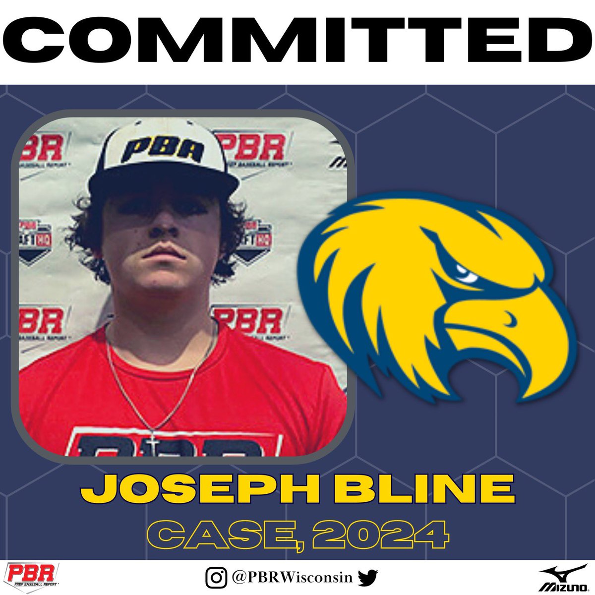 1B Joseph Bline (Case, 2024) commits to Rock Valley JC.

Bline is a physical 6-foot, 205-pounds that impressed at our #KenoshaID this past February.

👤PROFILE: loom.ly/azr4gsY