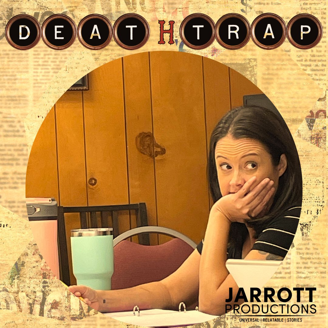 jarrottprods's tweet photo. DEATHTRAP rehearsals are underway! We've got that #backtoschool feeling with new #books new #pencils and new #friends in the room! Here are a few #snaps from last night's rehearsal! Tix on sale soon! https://t.co/NM4m20yhYE