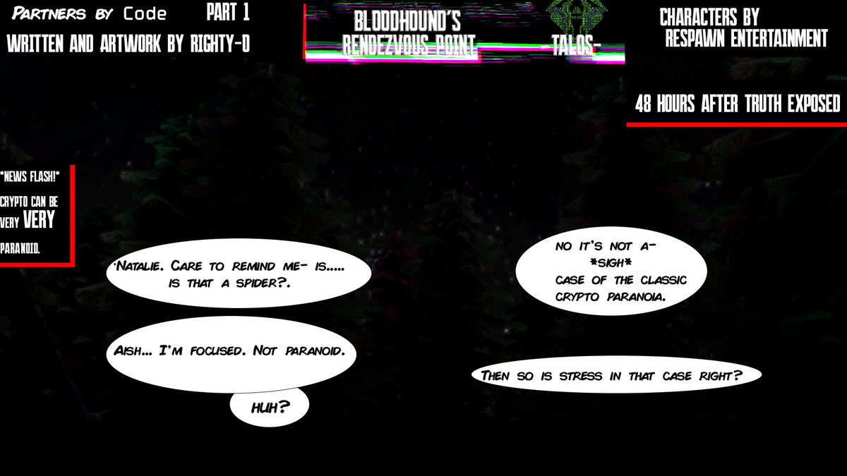 RightyO_Offical's tweet photo. ✨️'Partners by Code' PART 1 - COMIC✨️  #ApexLegends #SourceFilmmaker #ApexLegendsFanart #Wattson #ApexCrypto https://t.co/e8VUqOIRLJ