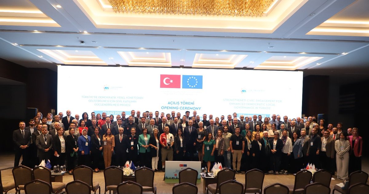 Türkiye’de Demokratik Yerel Yönetişimin Geliştirilmesi İçin Sivil Katılımın Güçlendirilmesi Projesi açılış programı Genel Müdürlüğümüz, Türkiye Belediyeler Birliği, AB Başkanlığı, Birleşmiş Milletler temsilcileri ve STK temsilcilerinin geniş katılımıyla gerçekleştirildi.