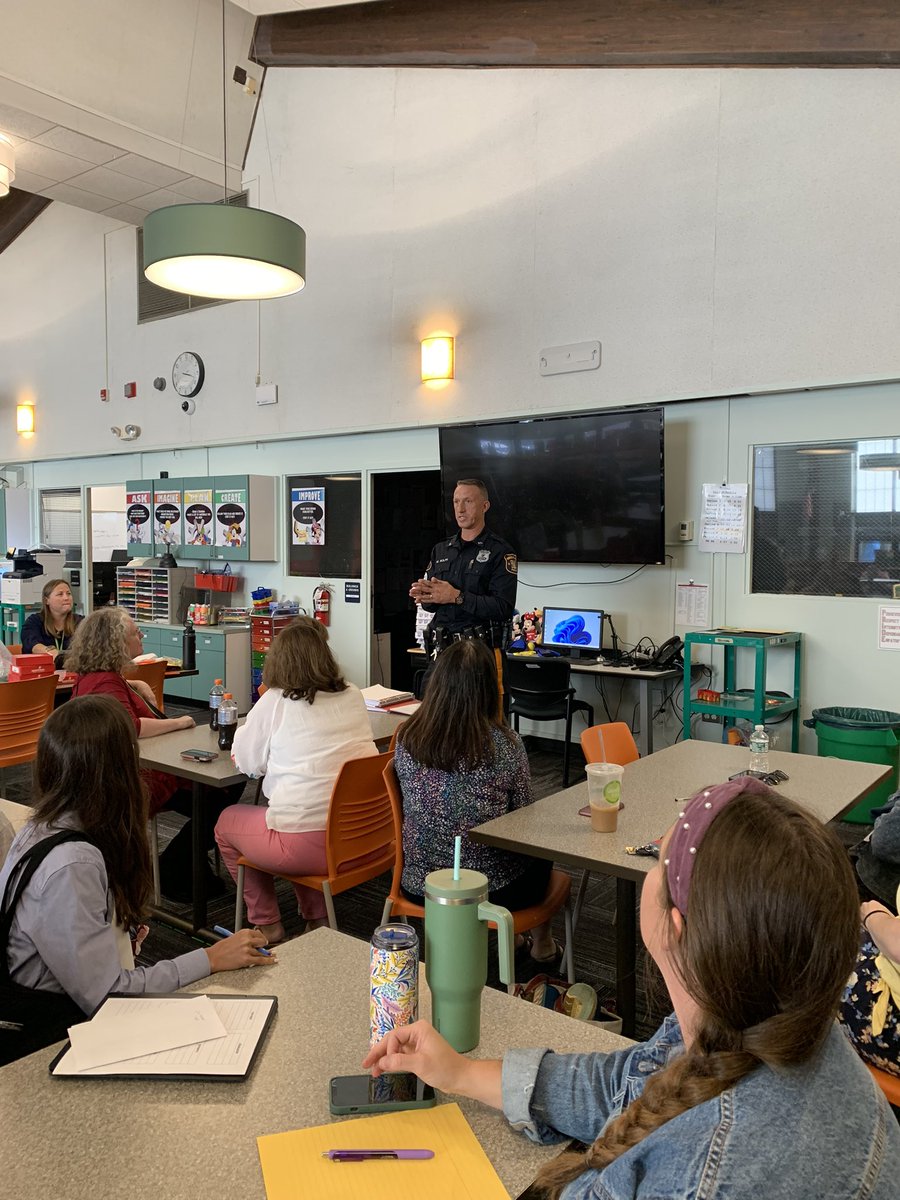 Thank you Officer Mike for facilitating a very informative training on School Safety and Law Enforcement Operation today for our faculty and staff. <a href="/WeAreMPSD/">MPSD</a>