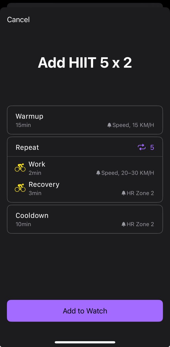 WorkoutHubApp's tweet photo. @carlos1tech Check out WorkoutHub app. It allows you to create custom workouts for Apple Watch! https://t.co/RpsAgqAFxU https://t.co/bO8crw2VaS