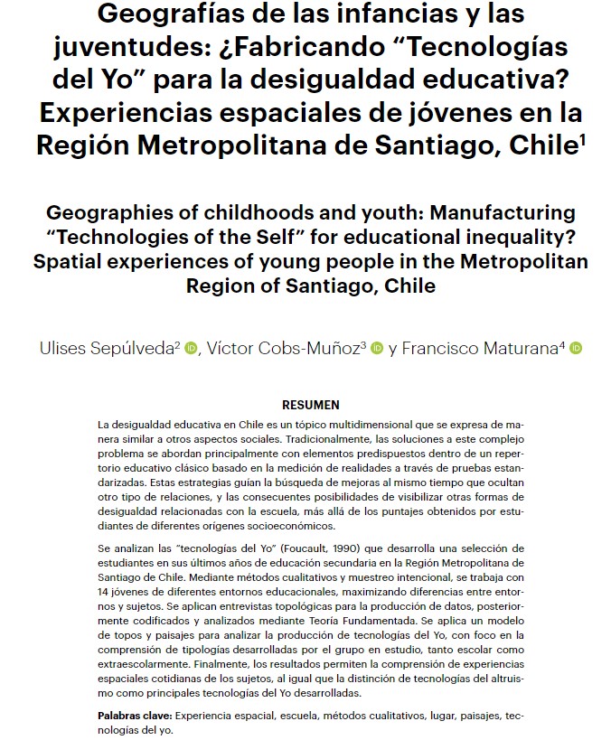 👀📄[𝐃𝐢𝐟𝐮𝐬𝐢𝐨́𝐧] 𝐍𝐮𝐞𝐯𝐚 𝐩𝐮𝐛𝐥𝐢𝐜𝐚𝐜𝐢𝐨́𝐧 𝐝𝐞𝐥 𝐚𝐜𝐚𝐝𝐞́𝐦𝐢𝐜𝐨 𝐔𝐥𝐢𝐬𝐞𝐬 𝐒𝐞𝐩𝐮́𝐥𝐯𝐞𝐝𝐚 𝐞𝐧 𝐑𝐞𝐯𝐢𝐬𝐭𝐚 𝐝𝐞 𝐆𝐞𝐨𝐠𝐫𝐚𝐟𝐢́𝐚 𝐍𝐨𝐫𝐭𝐞 𝐆𝐫𝐚𝐧𝐝𝐞

Disponible para descarga completa en el siguiente vínculo:

revistanortegrande.uc.cl/index.php/RGNG…