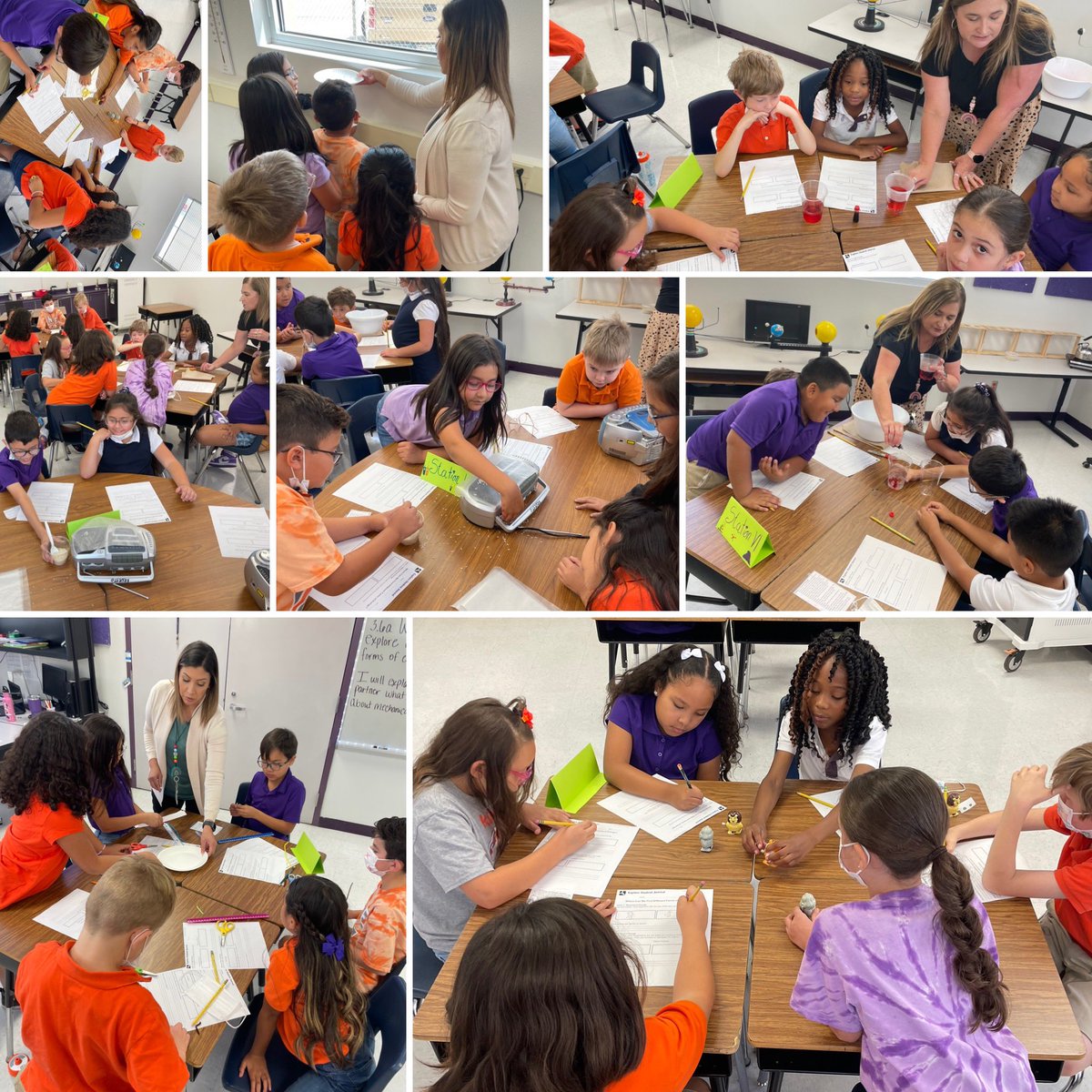 Aavila_dp's tweet photo. 3rd Grade Mrs Farris Class in the Science lab 🧪 🥼 Today. Learning Forms of energy. #knights #Ituarte @Ituarte_ES https://t.co/KHoKhyRlMi