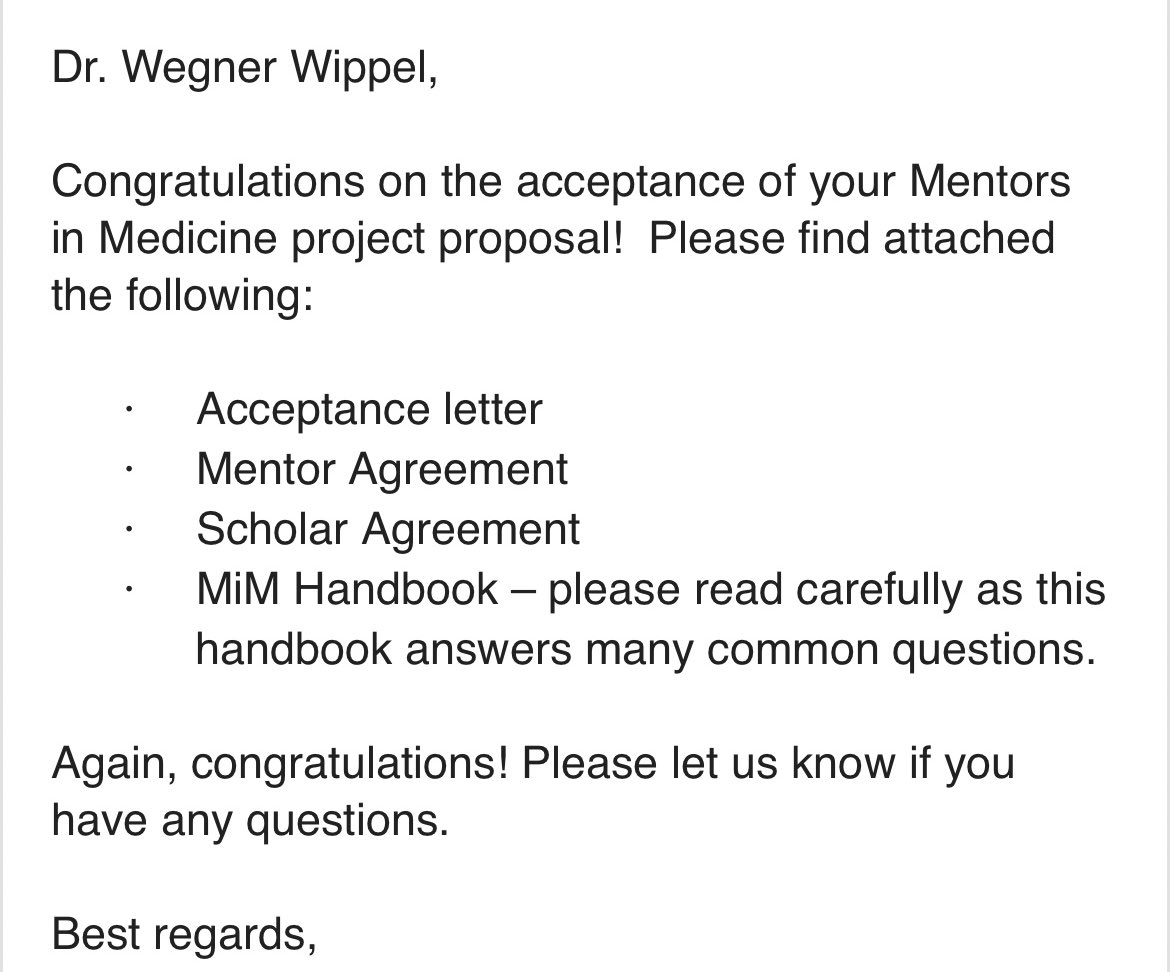 Catherine Wegner Wippel (@wegnerwippelmd) on Twitter photo Flying back to St. Louis tonight with the best “end-of-vacation” news!
Just got my first research grant application approved. 
Special thank you to <a href="/DrNancySweitzer/">Nancy Sweitzer MDPhD</a>  for being an incredible mentor. 
The real work is about to start and I'm looking forward to it. Flying back to St. Louis tonight with the best “end-of-vacation” news!
Just got my first research grant application approved. 
Special thank you to <a href="/DrNancySweitzer/">Nancy Sweitzer MDPhD</a>  for being an incredible mentor. 
The real work is about to start and I'm looking forward to it.