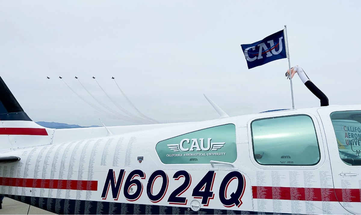 Join CAU at the @MCASMiramarCA Air Show this weekend, Sept 22-24, and be part of the largest #military #airshow in the US! Stop by the CAU booth to see the tribute Baron in person. This aircraft honors all our fallen military service members since the 9/11 terrorist attack.