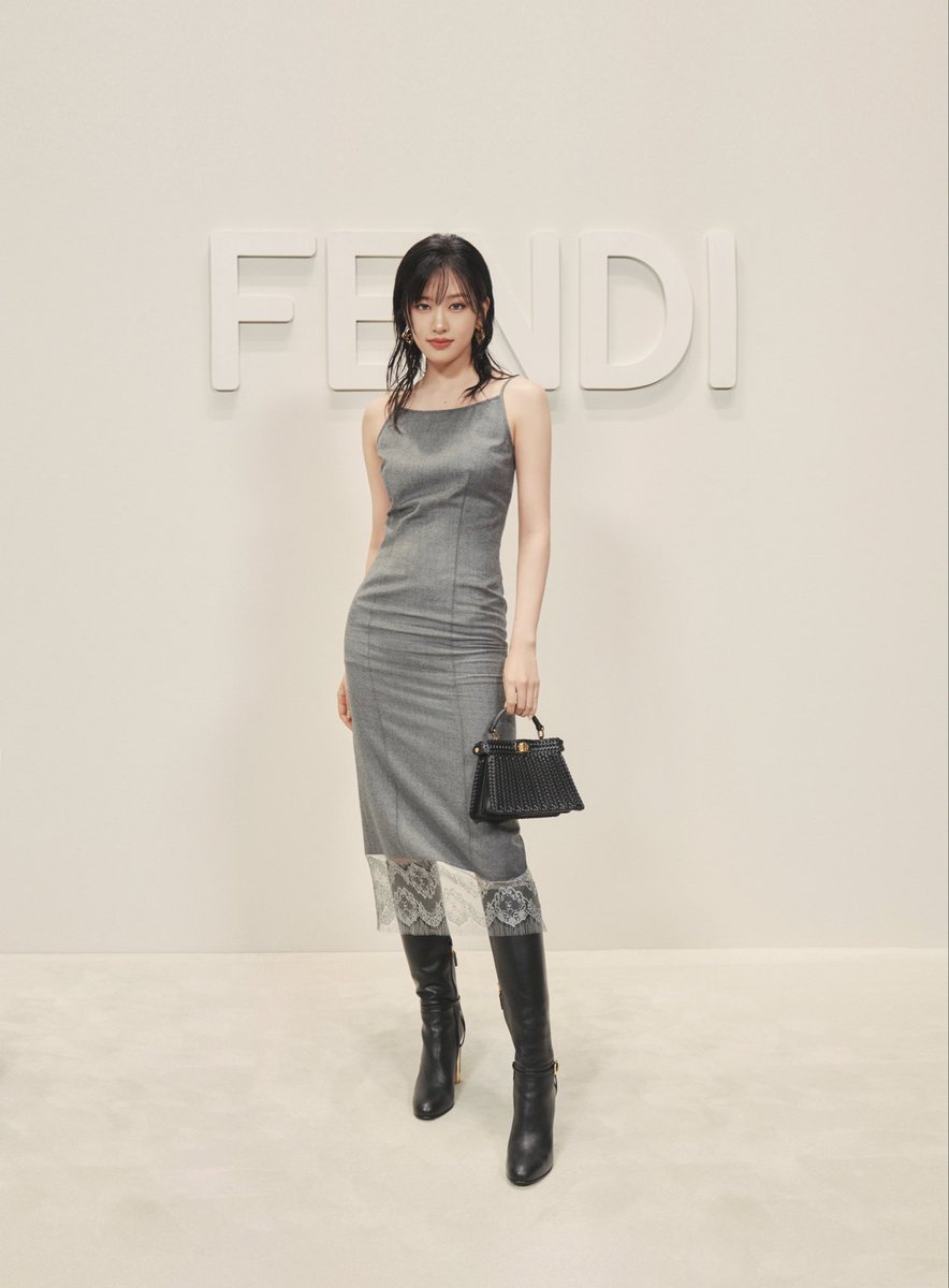 kchartsmaster's tweet photo. IVE’s Ann Yujin for #FendiSS24 show. https://t.co/37DV1KY190