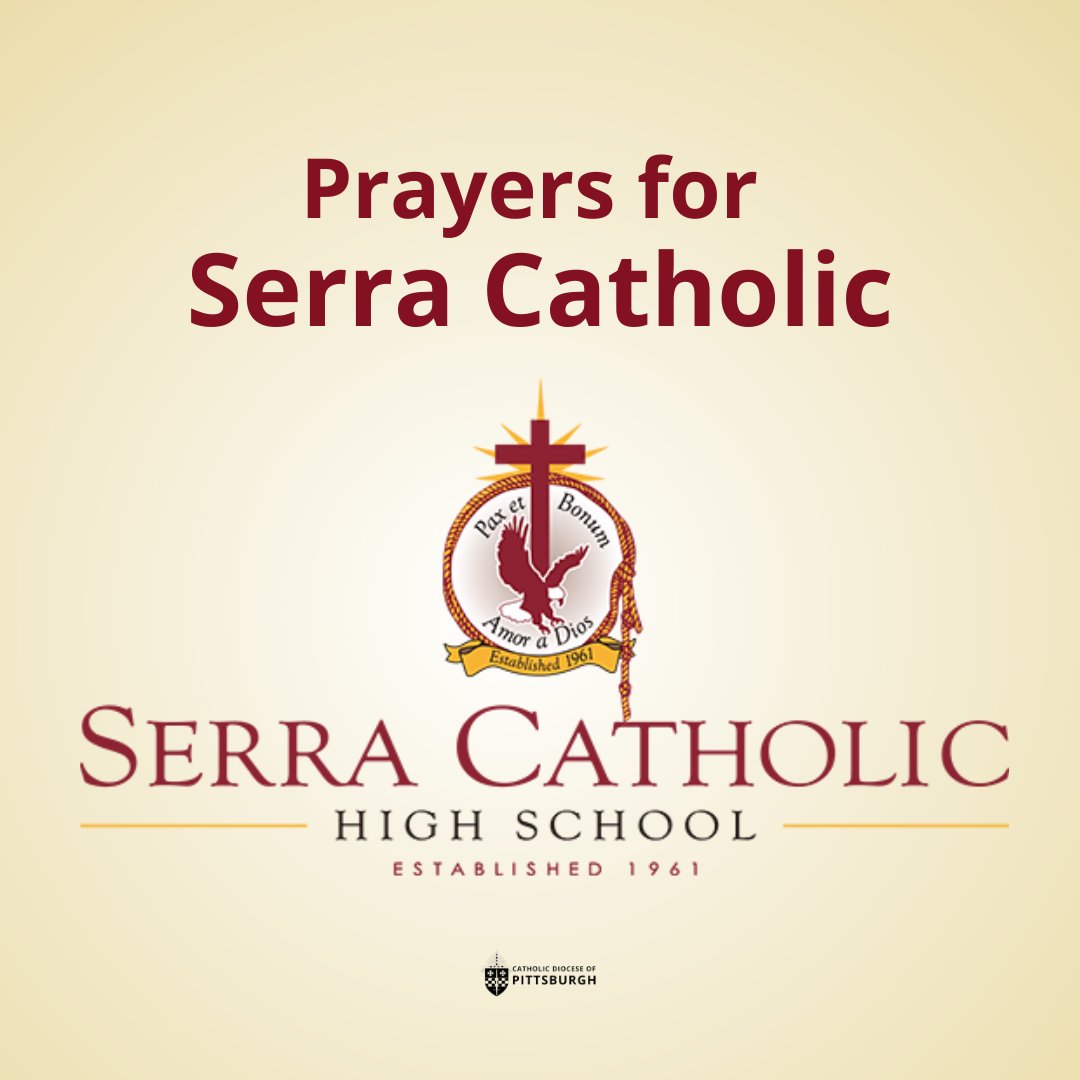 Our thoughts and prayers go out to the Serra Catholic Community and everyone who has been affected by today's tragedy.