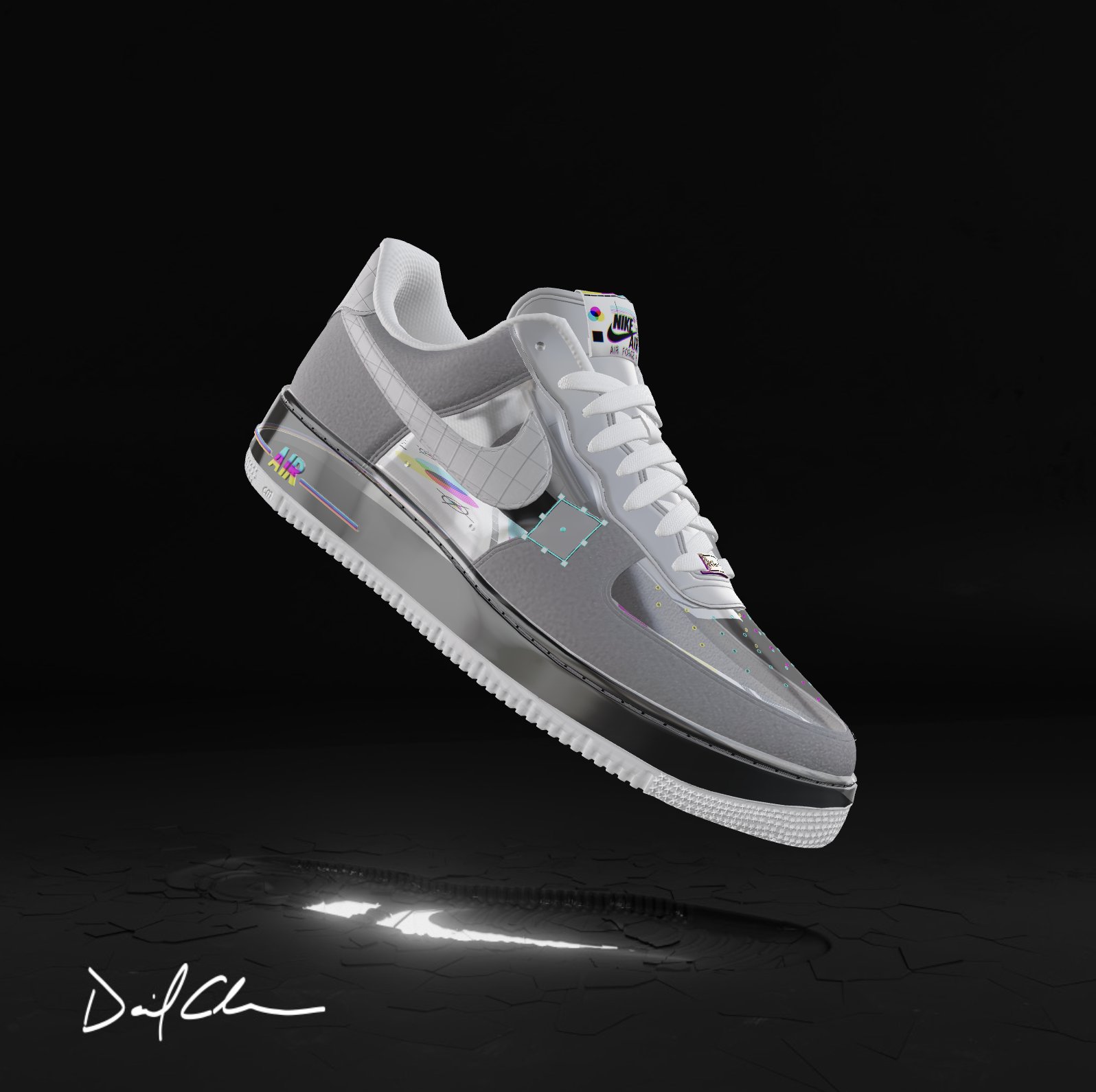 Nike air force trasparenti cheap