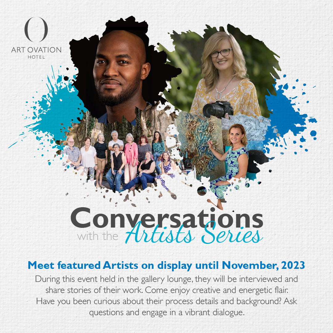 Discover the stories behind "Relics to Roses" with @julesbakker44 this Saturday at 5:00 pm!

Get your tickets: eventbrite.com/e/conversation…

#ArtOvation #SRQ #ArtisTtalk #SrqArtists #MeetTheArtist