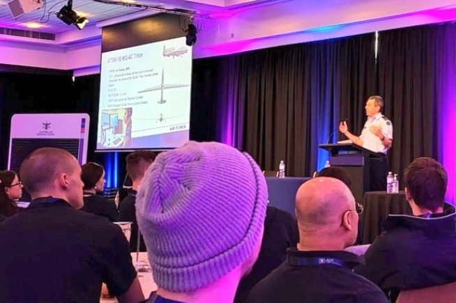 keirinjoyce's tweet photo. Yesterday I was the #UAVGeek #AvGeek in a room full of #CyberGeek's: Why cyber matters to ADF #UAS and why we need them. Fab to be with #ADFCGP at @DefenceAust Cyber Conference!
Complete with #BlackHornet and #DroneRacing demos, so fun!
@CJC_ADF @AusAirForce
@TheCentralBlue https://t.co/VQObfHI3Ae