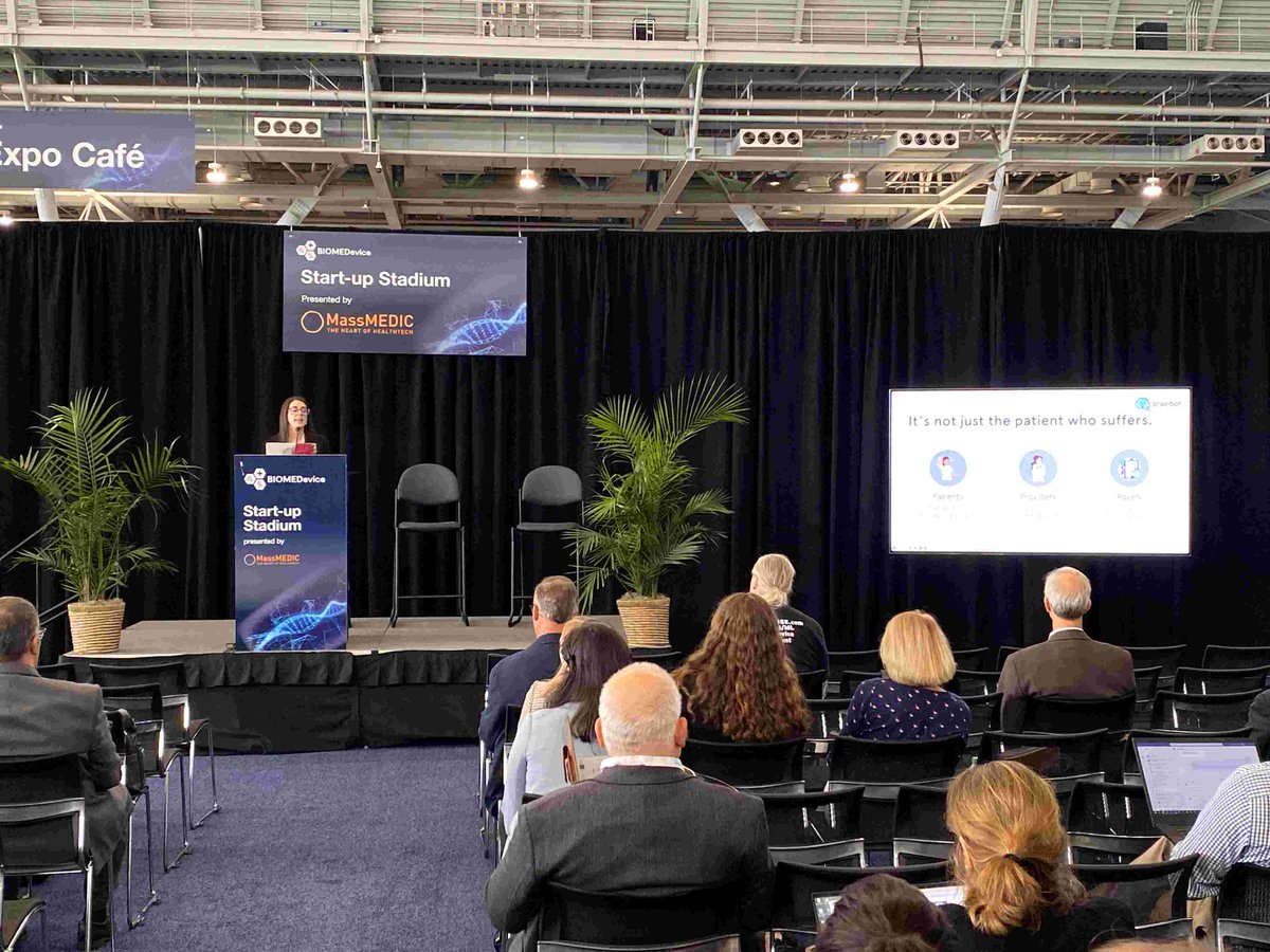 MassMEDIC (@massmedicouncil) on Twitter photo We are proud to showcase our 2023 #IGNITE cohort today at BIOMEDevice Boston in the Start-up Stadium!
Shout outs to: <a href="/AiMMedRobotics/">AiM Medical Robotics</a>, #Brainbot, #CranioSense, #DeeplookMedical, #GuidewireRx, #NEDMedical, <a href="/PMD_Respiratory/">PMD Solutions</a> & #RhinUS, We are proud to showcase our 2023 #IGNITE cohort today at BIOMEDevice Boston in the Start-up Stadium!
Shout outs to: <a href="/AiMMedRobotics/">AiM Medical Robotics</a>, #Brainbot, #CranioSense, #DeeplookMedical, #GuidewireRx, #NEDMedical, <a href="/PMD_Respiratory/">PMD Solutions</a> & #RhinUS,