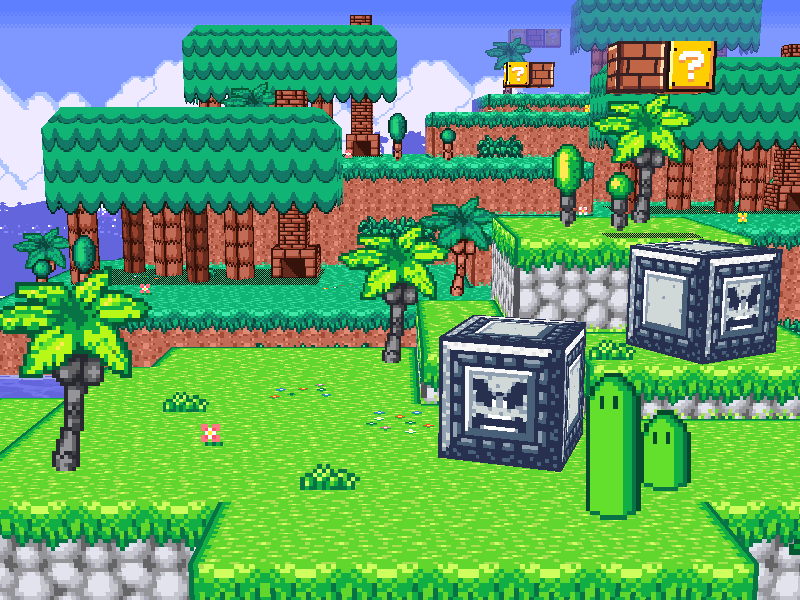 Super_Starshi's tweet image. Some more world map progress 🌴 #smbx #smatrs
