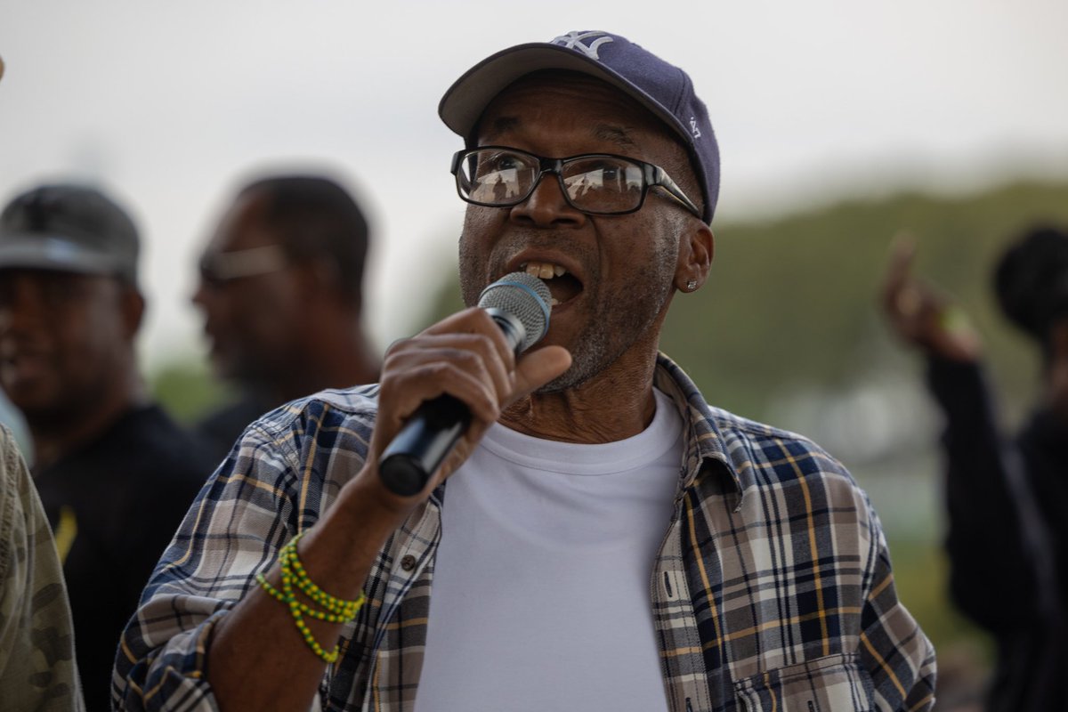 Jah Wise, Wade Dyce of Cultural Roots and Carlton Livingston at Reggae Under the Bridge.