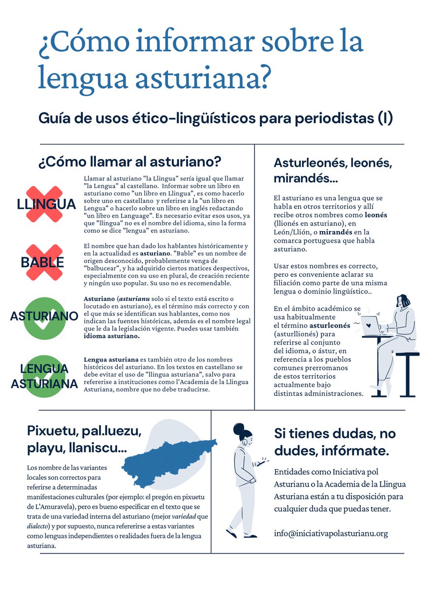 inaciugalan's tweet photo. 👀 Si habláis del asturiano, y sobre todo si informáis sobre esta lengua, atención a estas cuestiones. #asturianu #asturiano #lenguas #LenguasCooficiales https://t.co/mvd2UDbT4R
