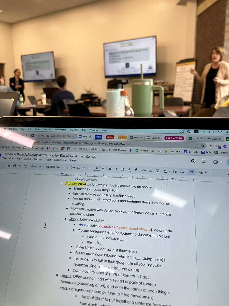 d61sandoval's tweet photo. A wonderful day of learning with @GrupoAdelante learning about best practices for literacy instruction for MLs! #d61learns https://t.co/szZOVfGeuz
