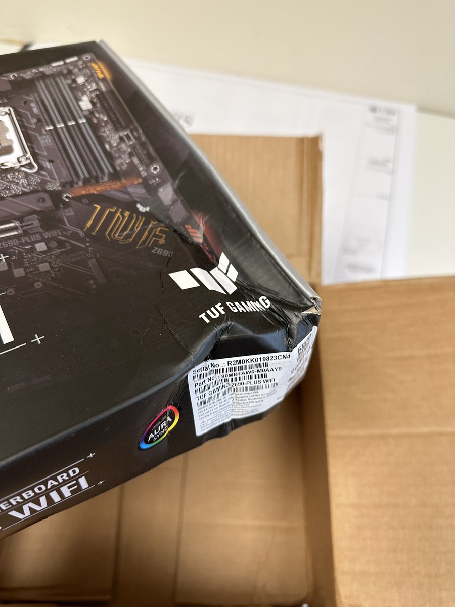 cph79's tweet photo. @Newegg @UPS Did you guys play dodge ball with my delivery? https://t.co/i30lyldnbZ