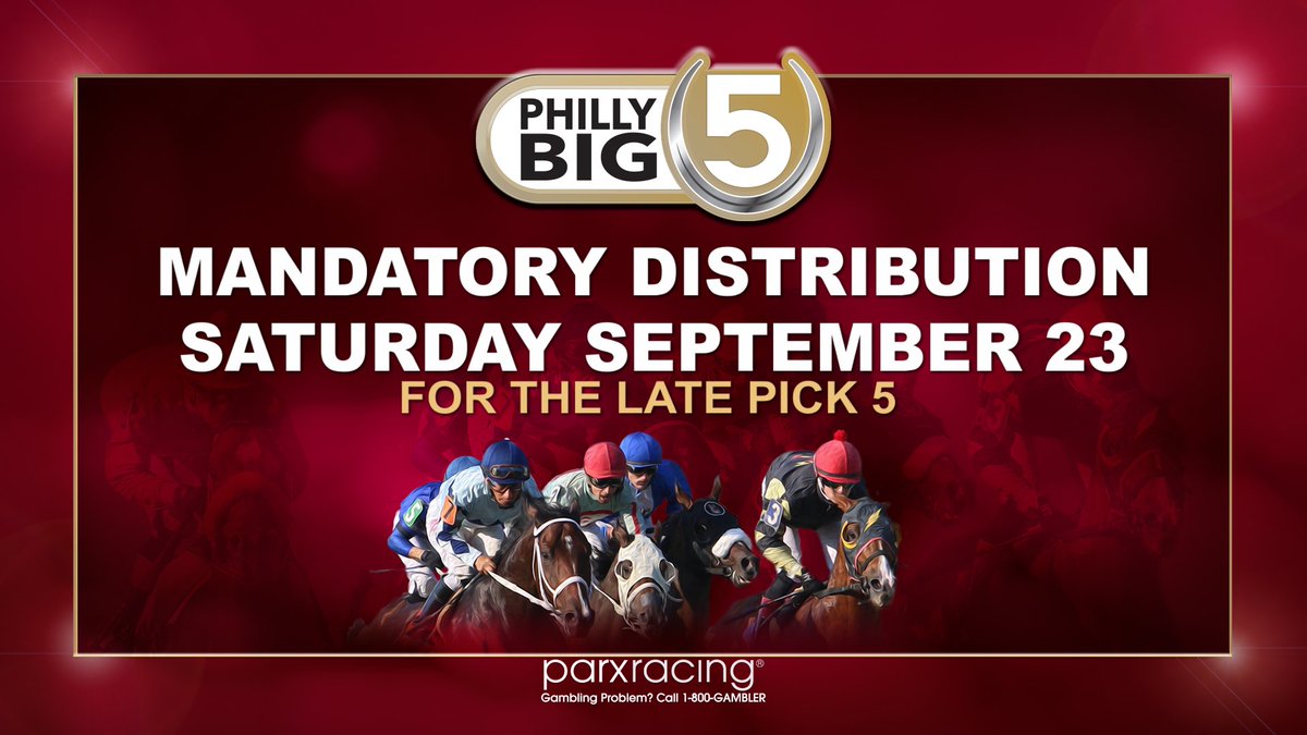 Join us on Saturday for the $1 million @betPARX Pennsylvania Derby! Post time for the 14-race card is 11:35am ET. Gambling Problem? Call 1-800-GAMBLER