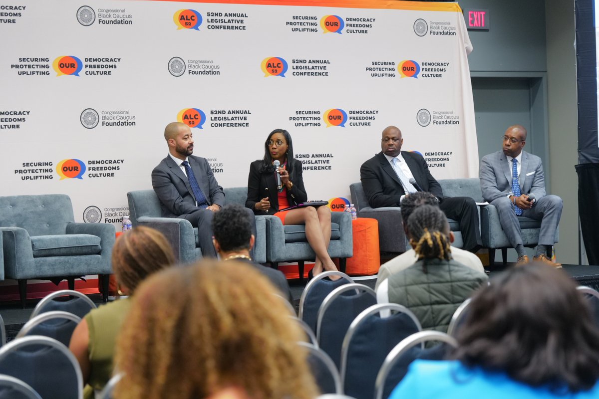 We kicked off our Policy Issue Forum: The New Frontier: Empowering the Future of Black Innovation at @CBCFInc's Annual Legislative Conference with a great conversation titled Funding, Support and Accountability for Black Innovators!