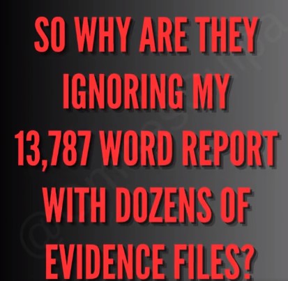 foxblog3's tweet photo. Trafficking and Ritual Abuse Survivor @OmnesCulpa
ignored by Utah County Sheriffs https://t.co/6RJ4aWjAPS…… #DetectiveCarle #trafficking #UtahCountySheriffs #ritualabuse #survivor https://t.co/3NuPNJWuZL