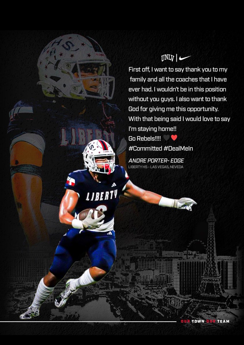 AndrePorter2024's tweet photo. 🎰❤️🖤#Committed #GoRebels #dealusin https://t.co/1DaXtSHXGE